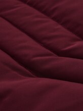 Puffer-Jacke mit abnehmbarer Kapuze - bordeaux red - Produkt-Detail-Ansicht