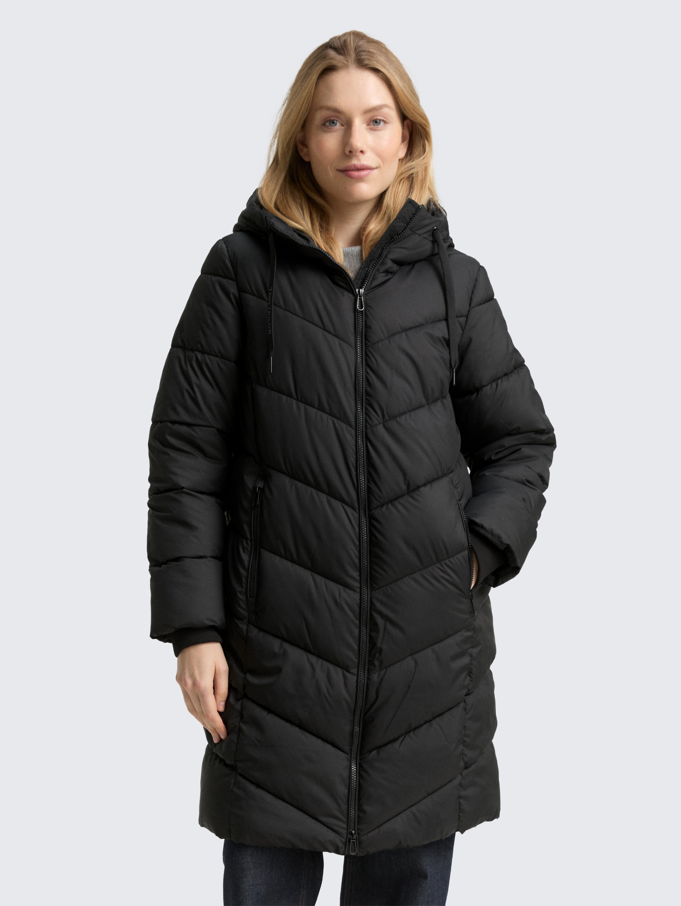 Manteau matelassé à capuche - deep_black_1 - 
