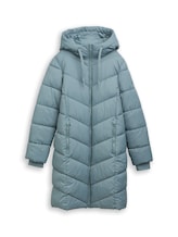 Nicht ausgewählt, Puffer-Mantel mit Kapuze von , grün