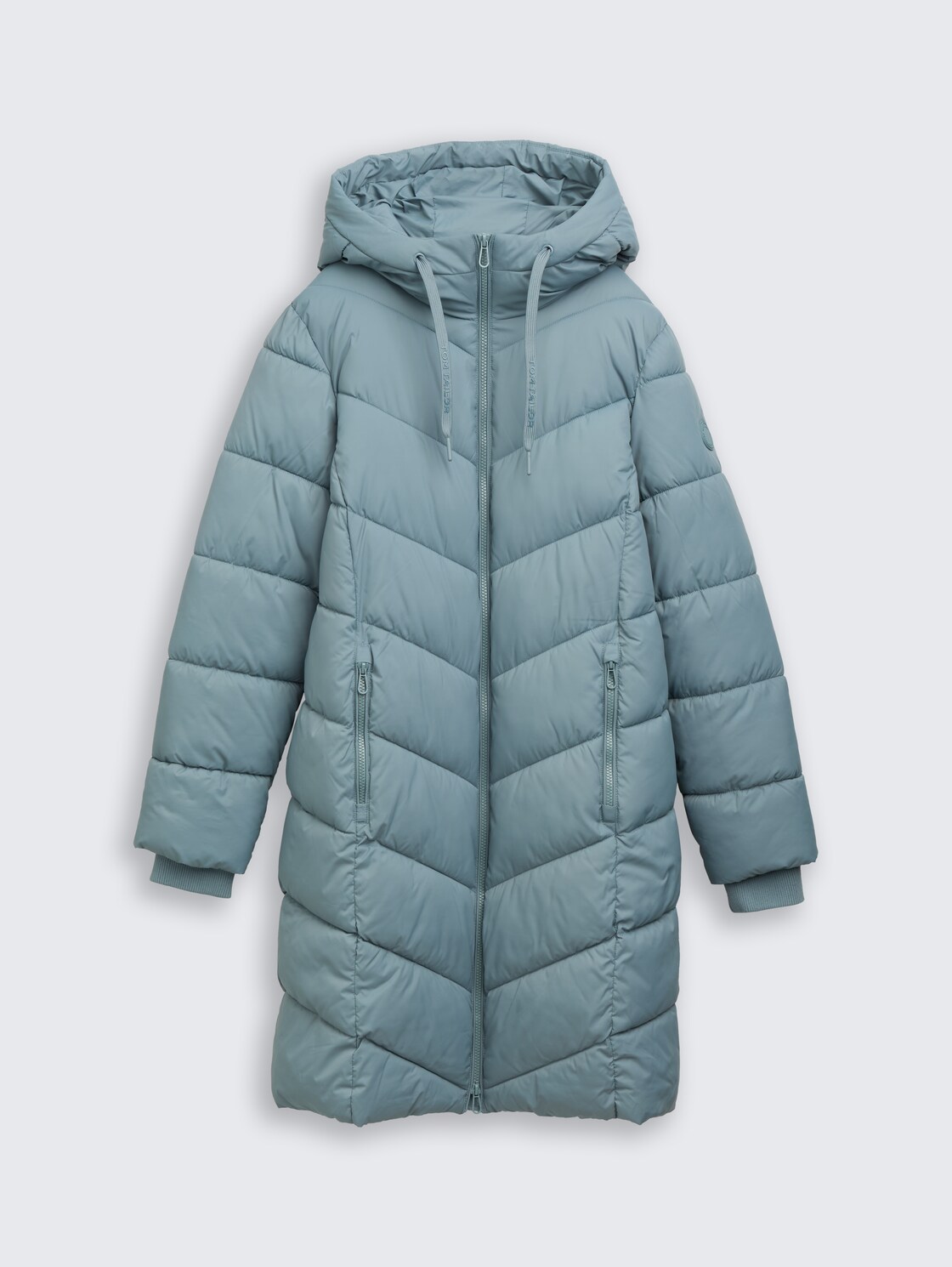 Puffer-Mantel mit Kapuze - trooper green - Vorder-Produkt-Ansicht