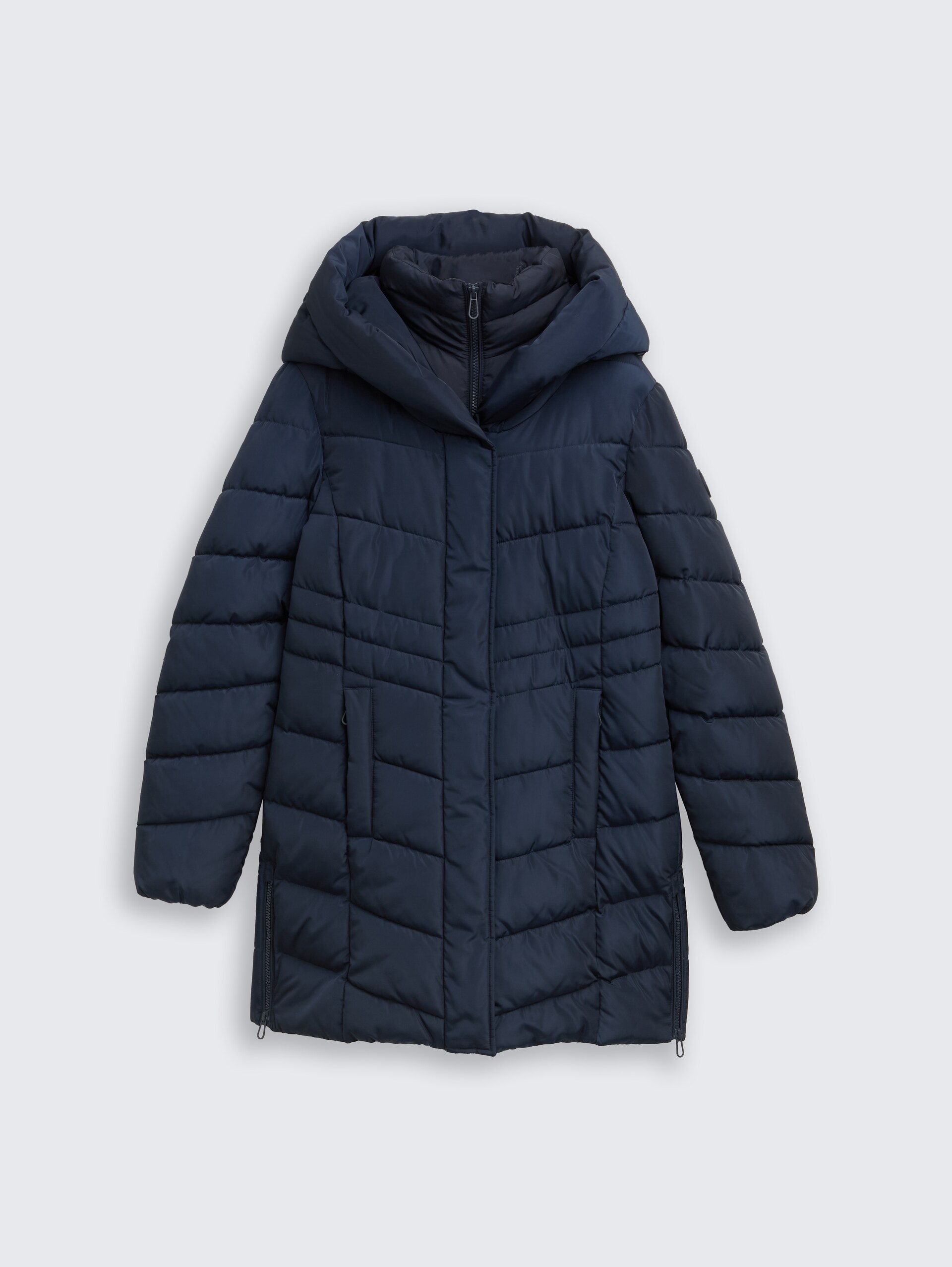 Puffer-Mantel im 2-in-1-Look - sky captain blue - Vorder-Produkt-Ansicht