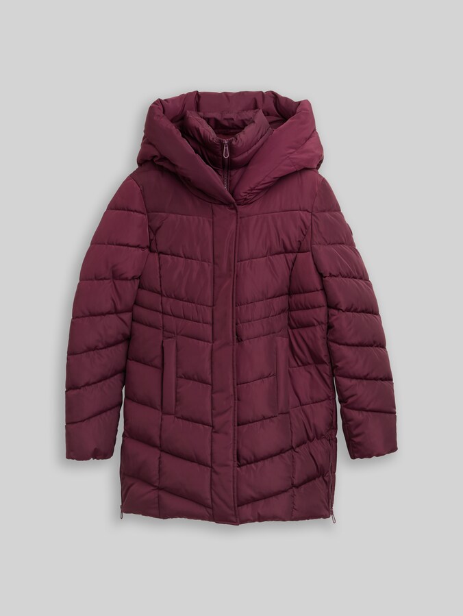 Puffer-Mantel im 2-in-1-Look von Women, bordeaux red