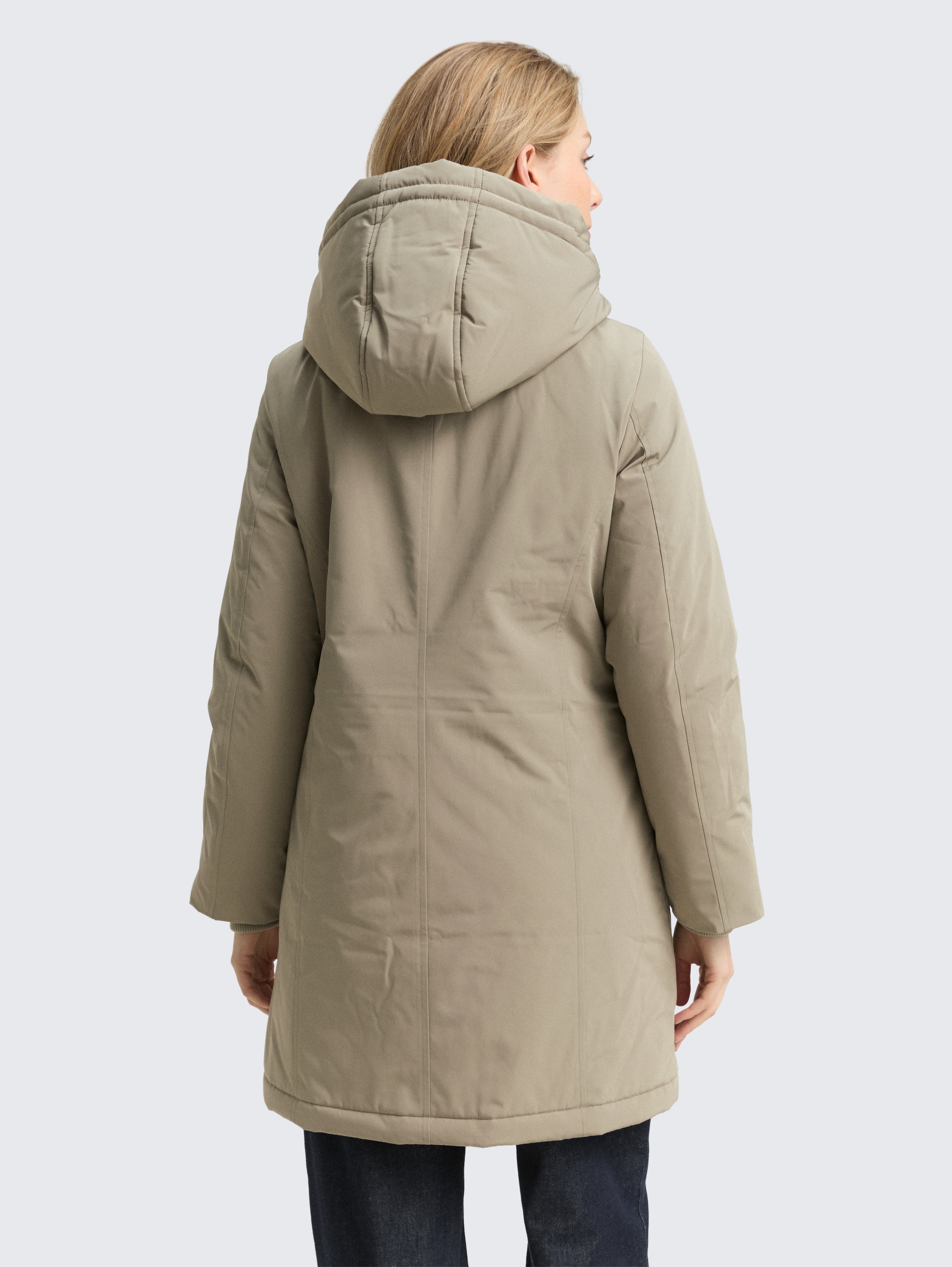 Winter Parka mit Kapuze - smoke_olive - 