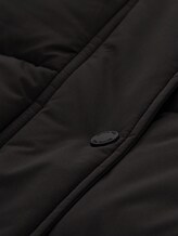 Doudoune longue à capuche amovible - deep black - Vue détaillée du produit