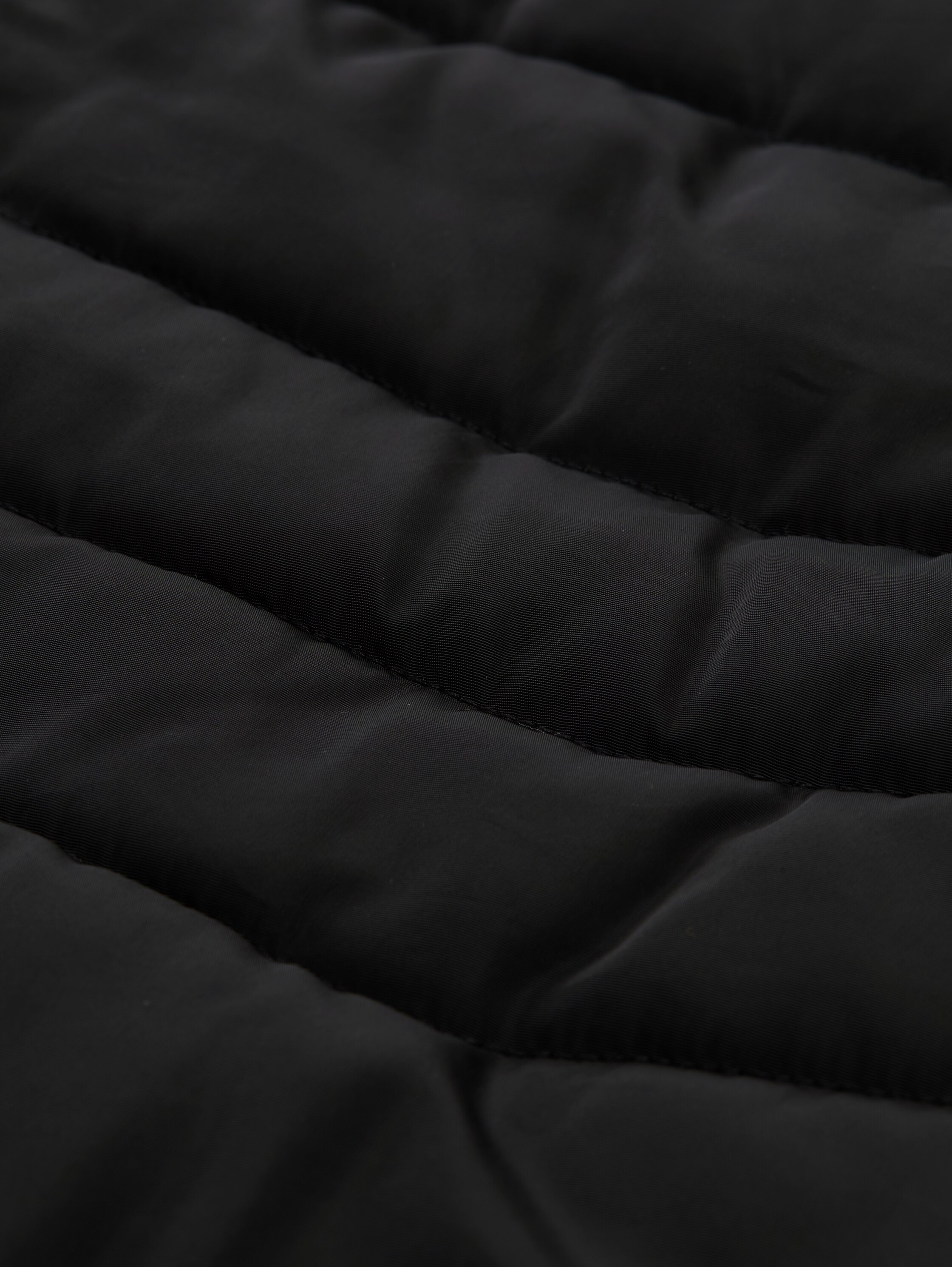 Puffer-Mantel mit abnehmbarer Kapuze - deep_black_1 - 