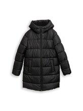 Selected, Puffer coat with hood by Tom Tailor, black