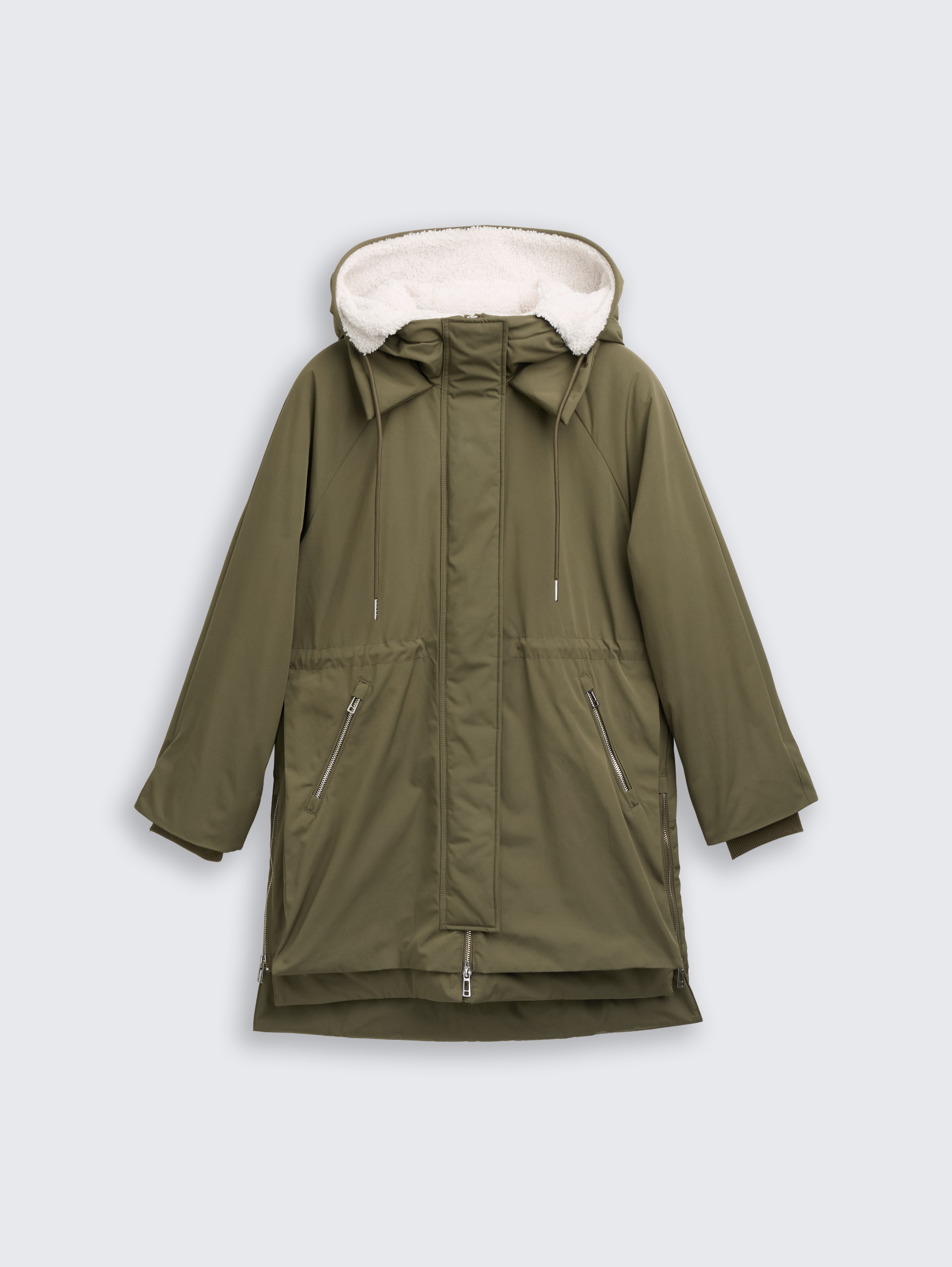 Winter Parka mit Kapuze - grape_leaf_green - 