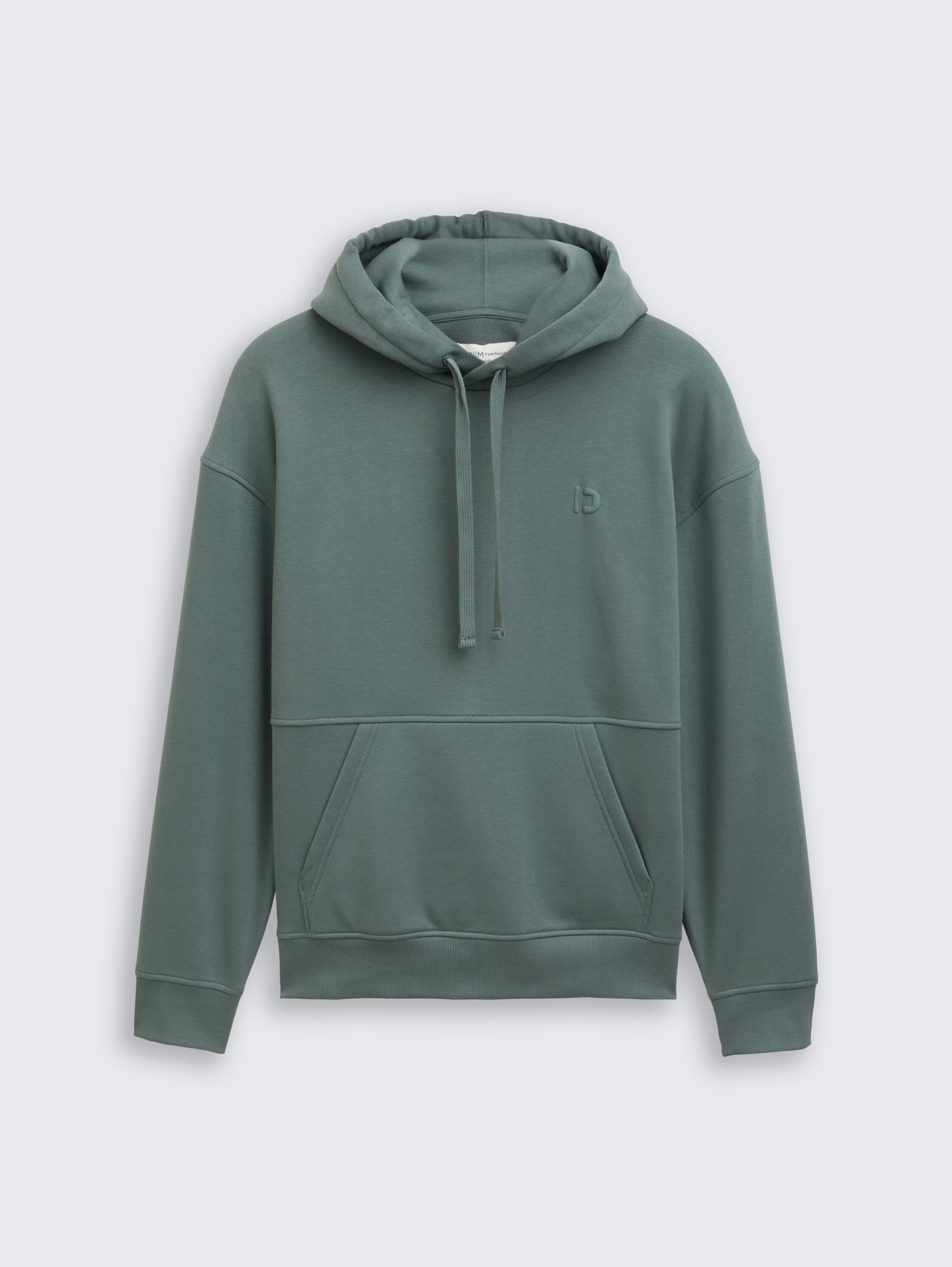 Hoodie met print - washed_jasper_green - 