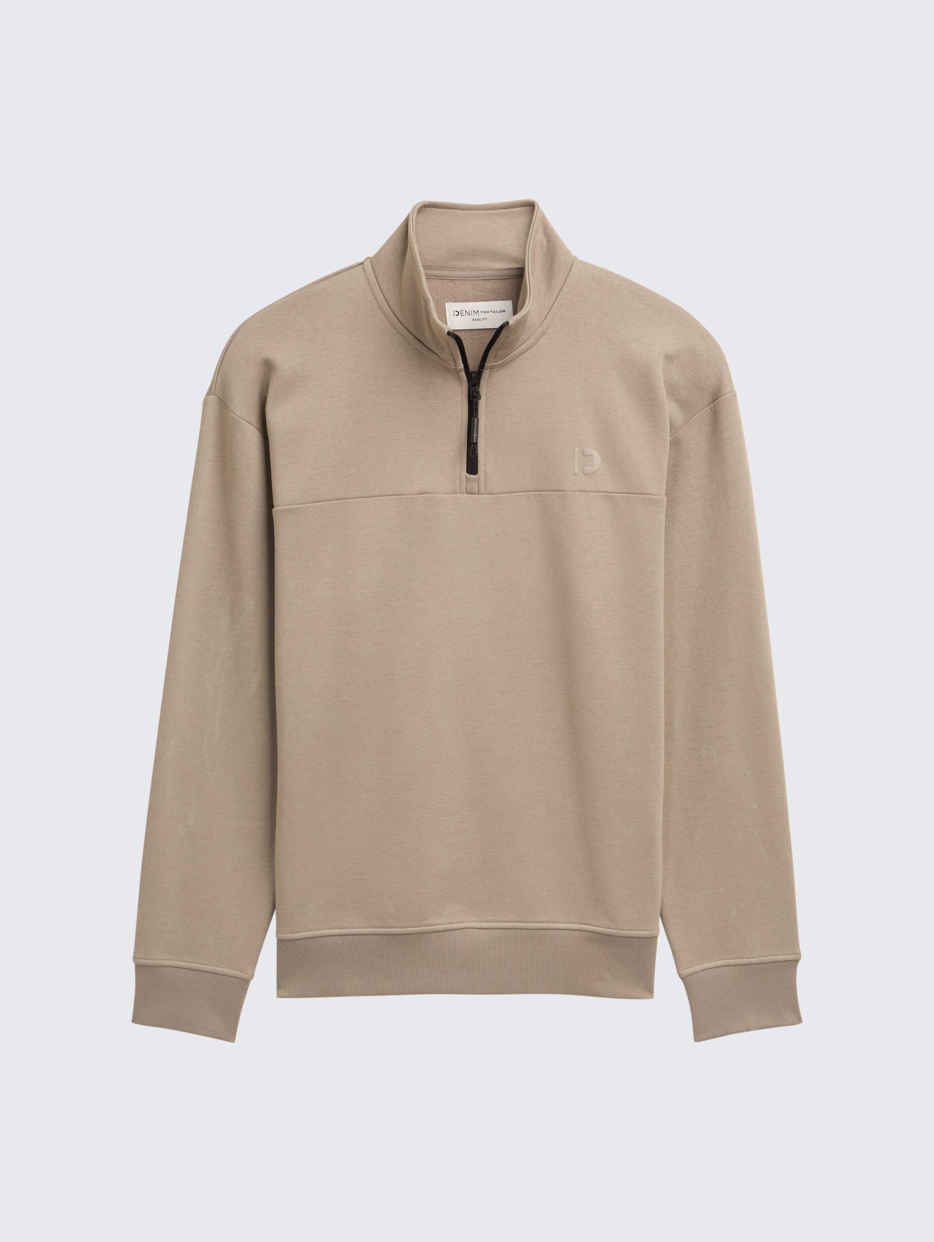 Troyer Sweatshirt mit Logo-Print - roasted nut brown - Vorder-Produkt-Ansicht