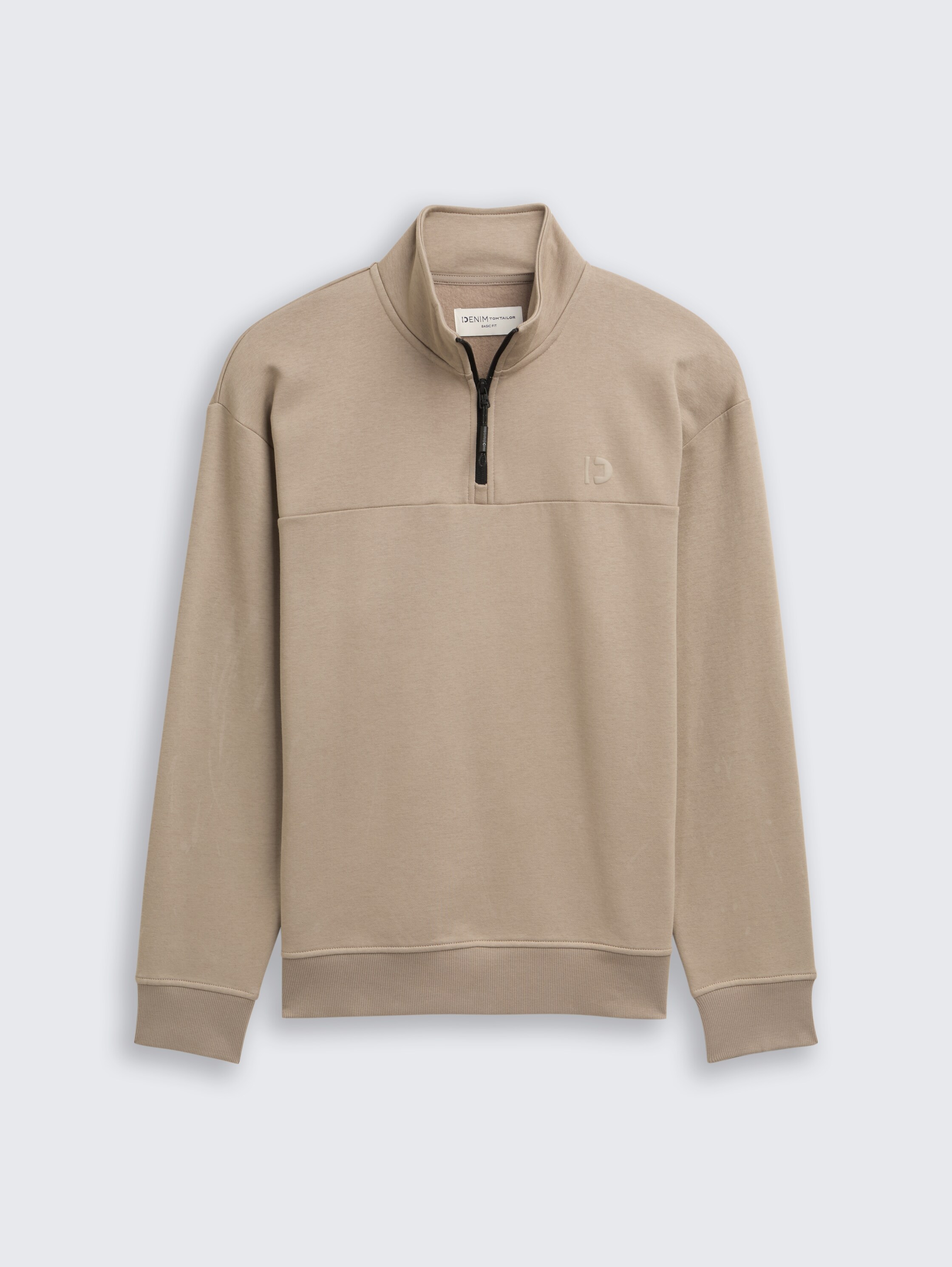 Troyer sweatshirt met logoprint - roasted nut brown - Product vooraanzicht