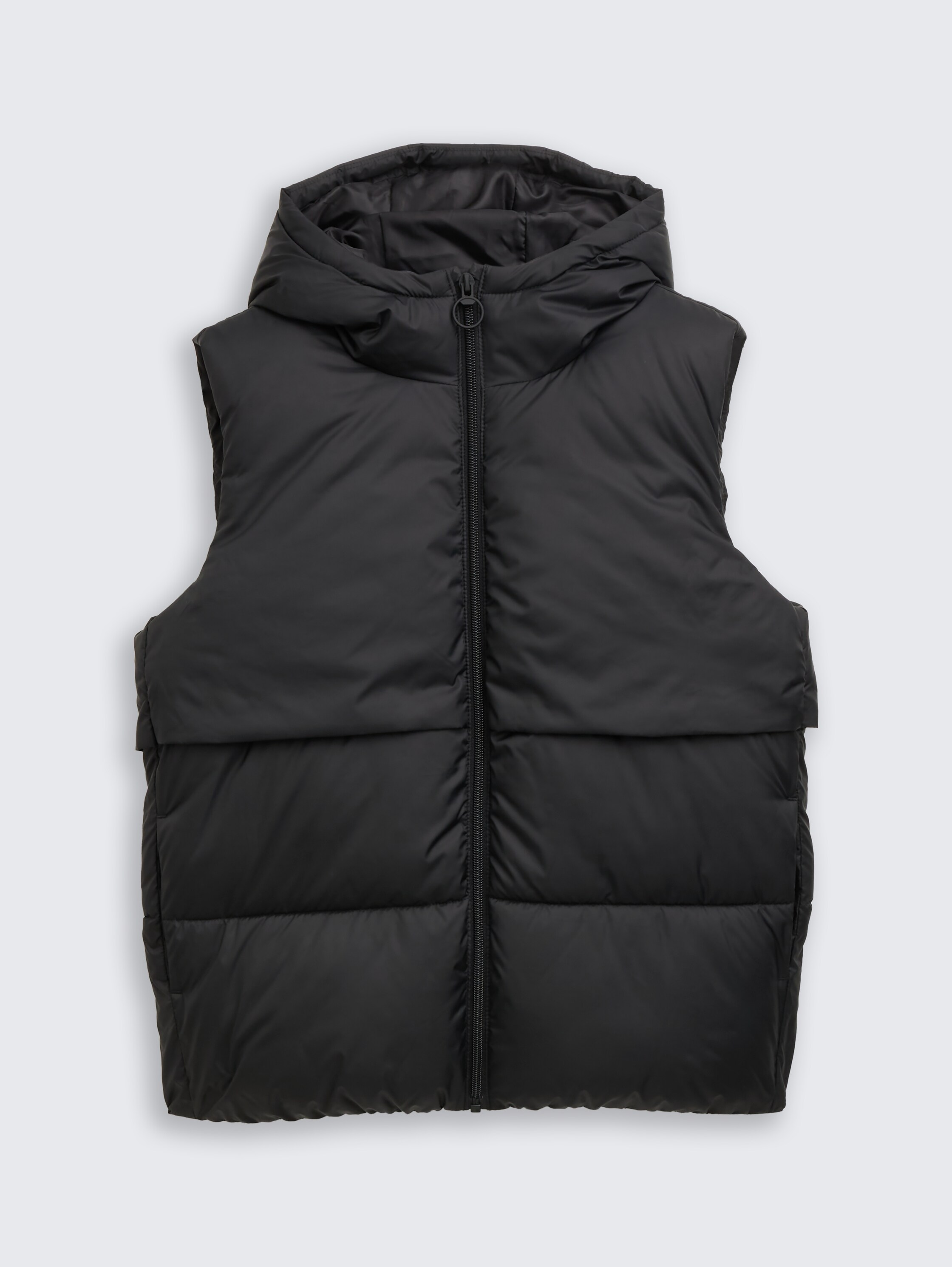 Steppweste mit Kapuze - black - 