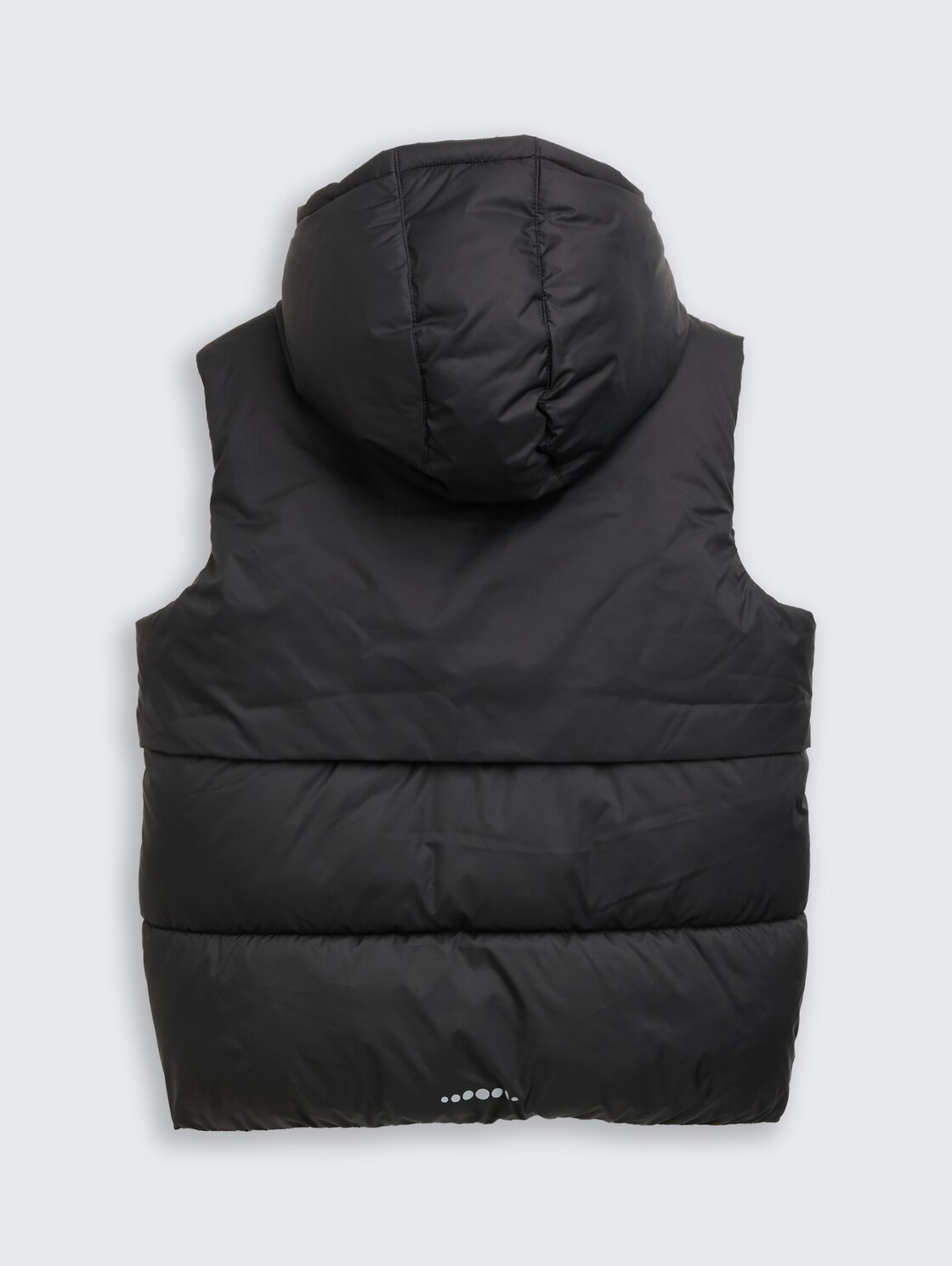 Steppweste mit Kapuze - Black