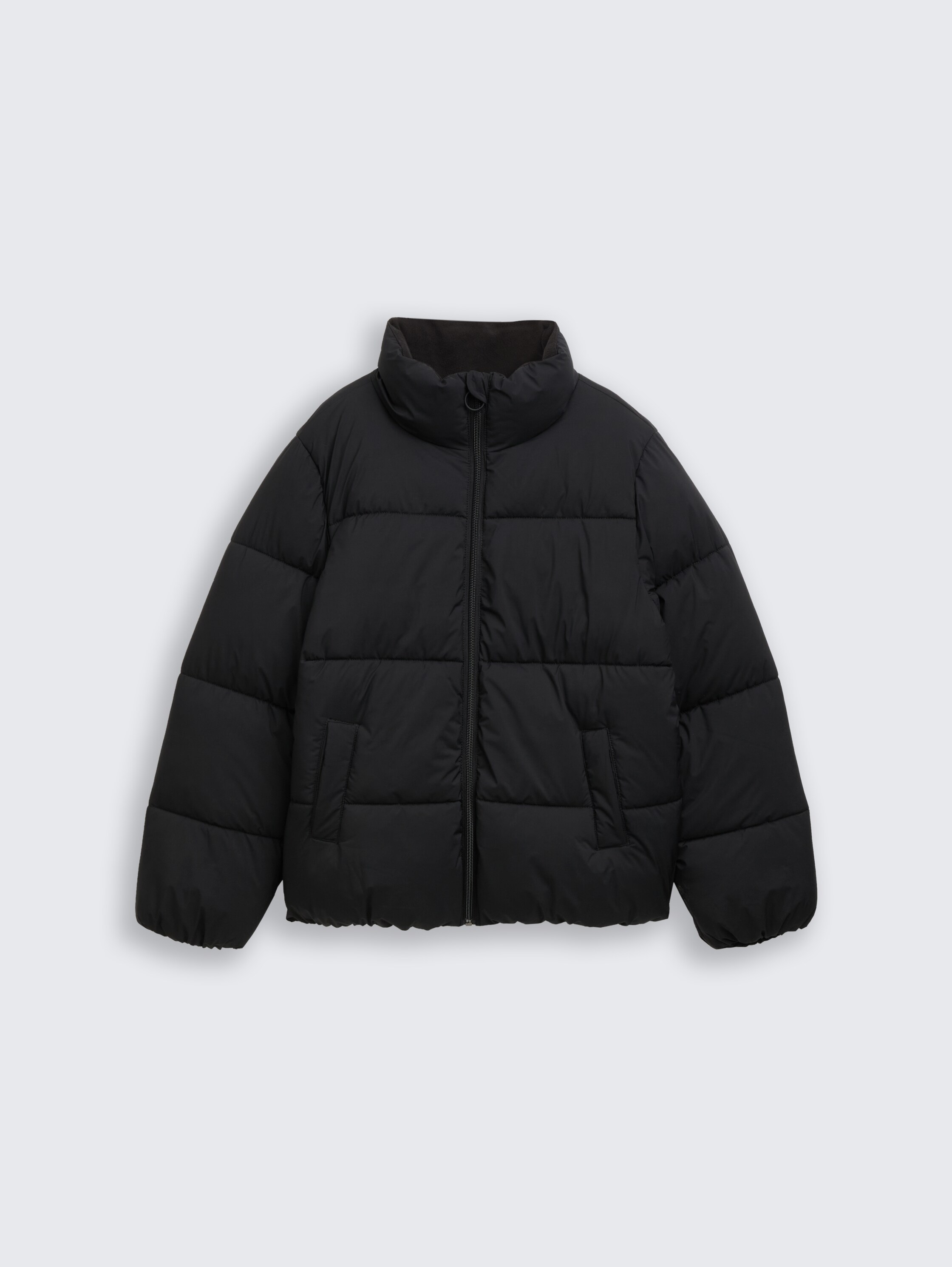 Puffer-Jacke mit Stehkragen - black - 