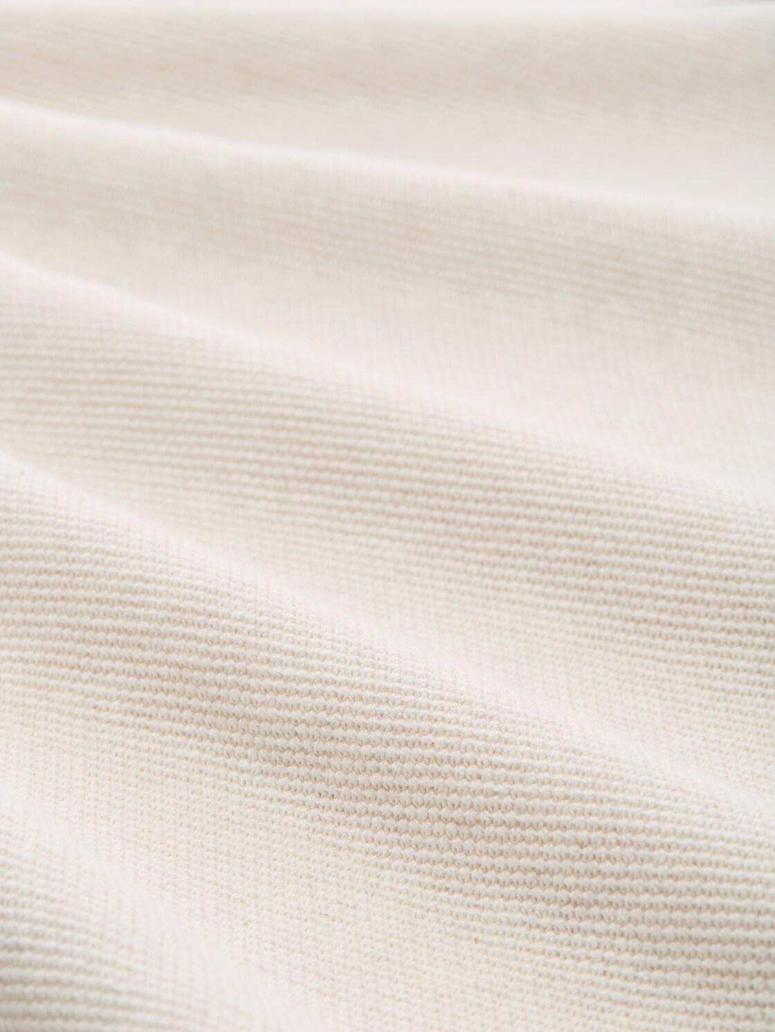 Strickpullover aus Baumwolle - soft buttercream melange - Material-Ansicht