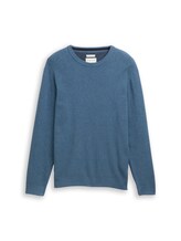 Nicht ausgewählt, Strickpullover aus Bio-Baumwolle von , blau