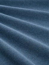 Pull en coton tricoté - real teal melange - Vue de la matière