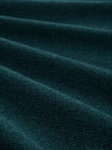 Pull en maille de coton - jasper green navy twotone - Vue de la matière
