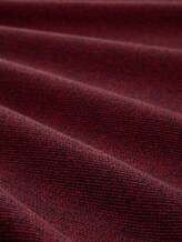 Pull en maille de coton - samba red navy twotone - Vue de la matière