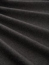 Strickjacke mit Stehkragen - Black Grey Melange - Material-Ansicht