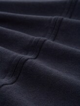 Cardigan avec col montant - Knitted Navy Melange - Vue de la matière