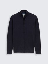 Cardigan avec col montant - Knitted Navy Melange