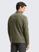Cardigan avec col montant - tea leaf melange