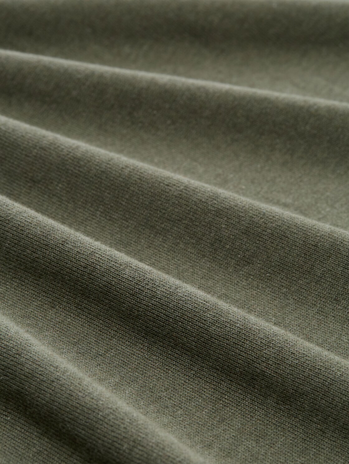 Strickjacke mit Stehkragen - tea leaf melange - Material-Ansicht