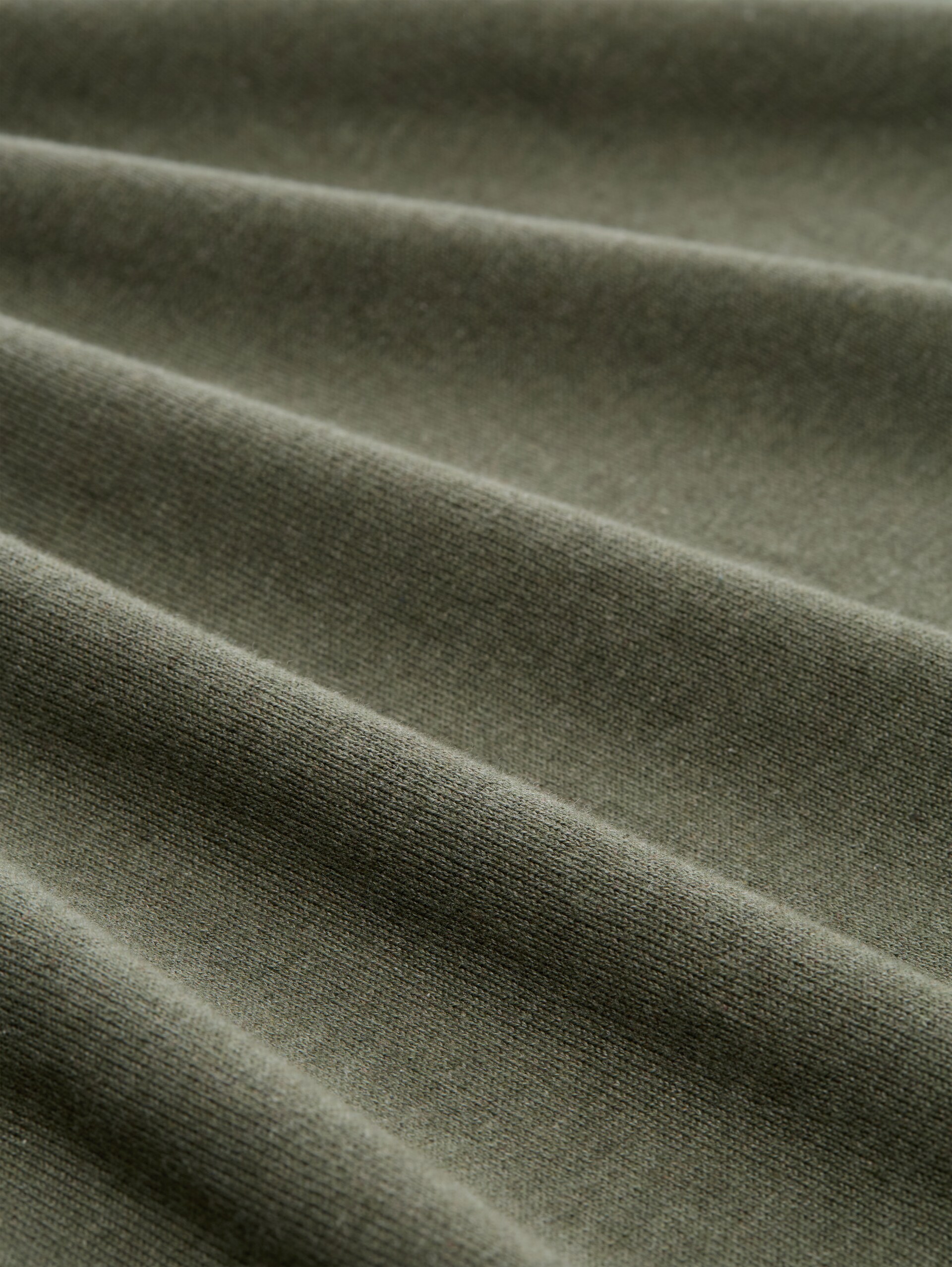 Strickjacke mit Stehkragen - tea leaf melange - Material-Ansicht