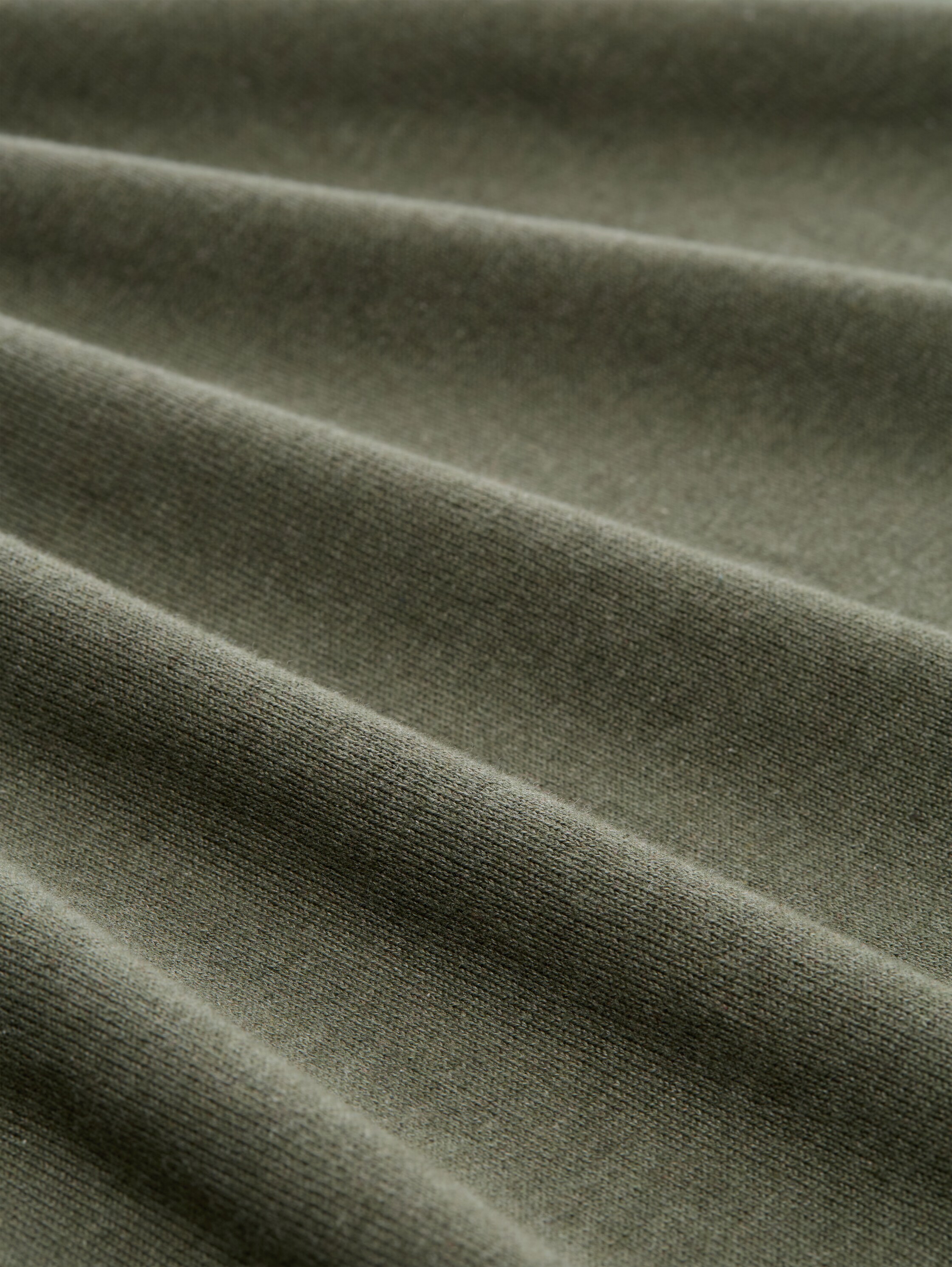 Strickjacke mit Stehkragen - tea leaf melange - Material-Ansicht