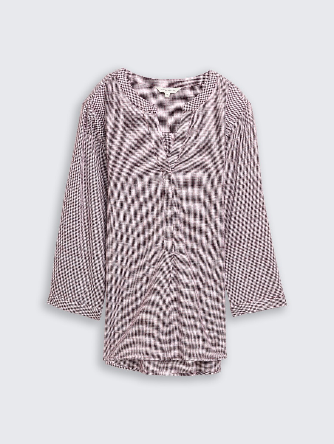 Bluse aus Baumwolle - bordeaux red - Vorder-Produkt-Ansicht