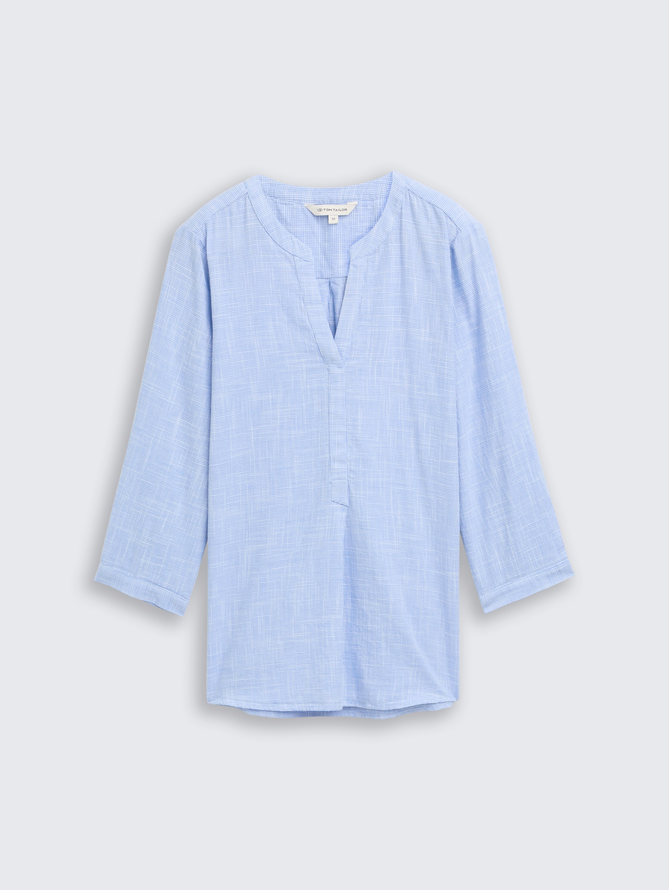 Katoenen blouse - dreamy blue - Product vooraanzicht