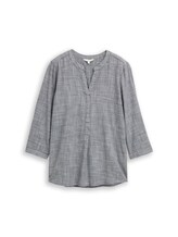 Niet geselecteerd, Katoenen blouse door , blauw