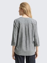 Blouse en coton - midnight navy blue - Découpe Vue arrière du modèle