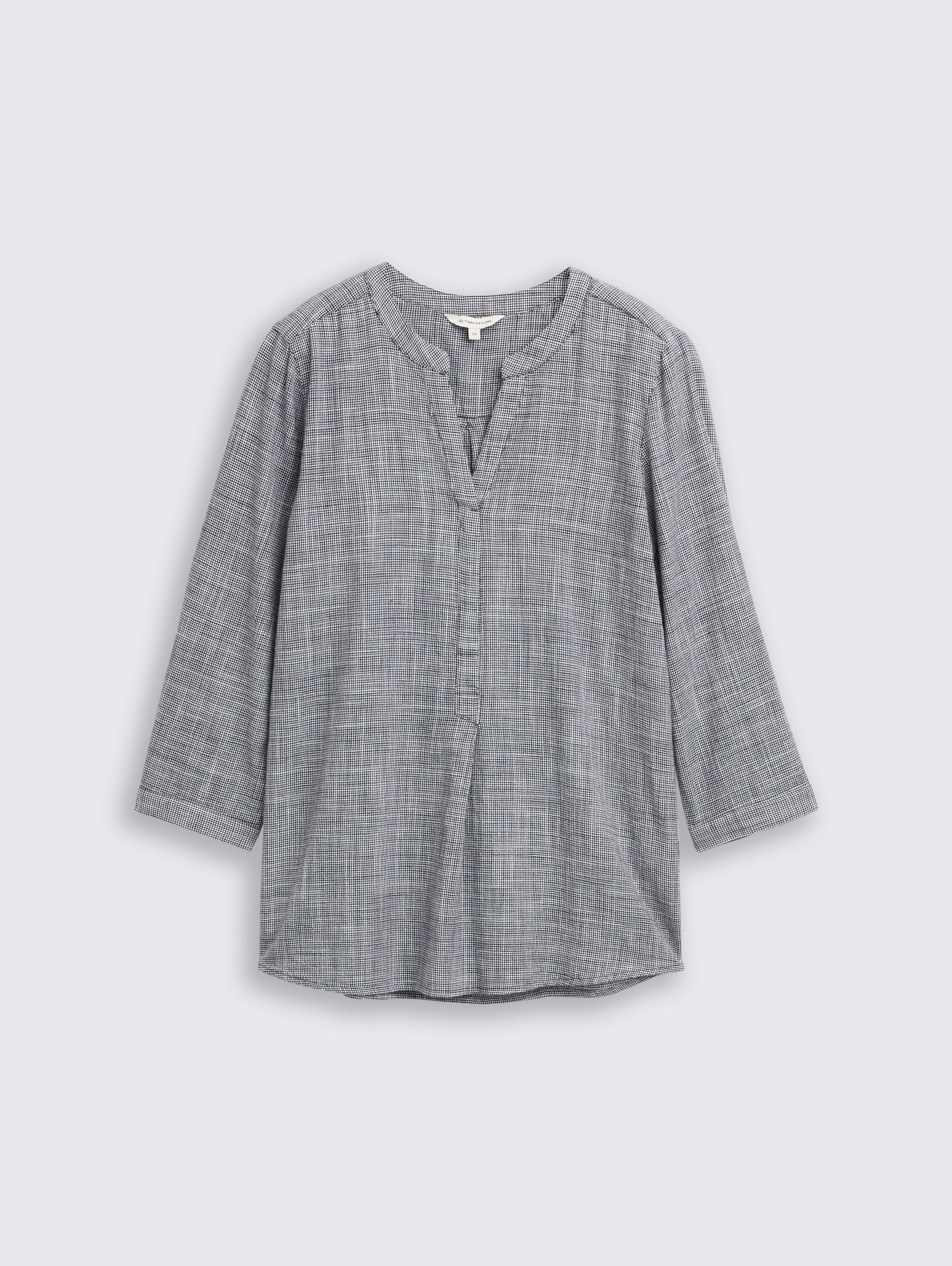 Bluse aus Baumwolle - midnight_navy_blue - 