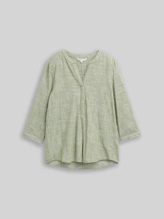 Blouse en coton par Women, deep ivy green