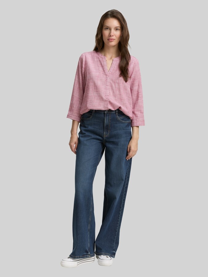 Blouse van katoen door Women, dark pink