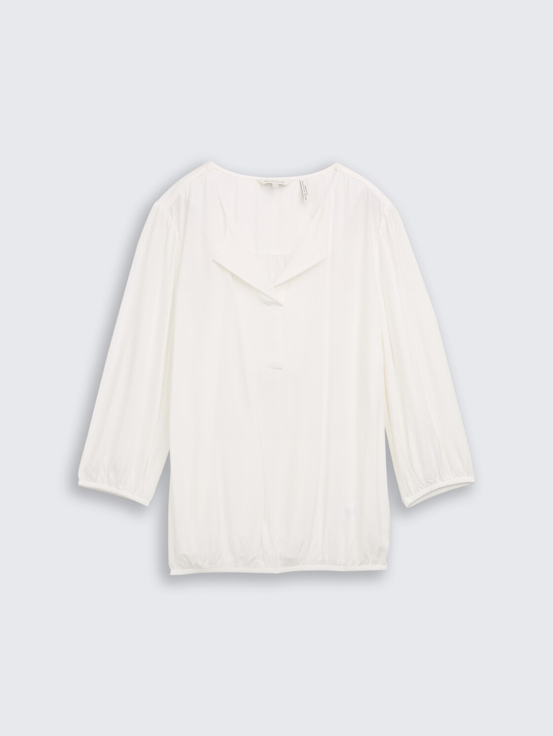 Bluse aus Viskose - Whisper White - Vorder-Produkt-Ansicht