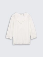 Blouse en viscose - Whisper White - Vue de face du produit