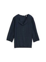 Niet geselecteerd, Blouse van viscose door , blauw