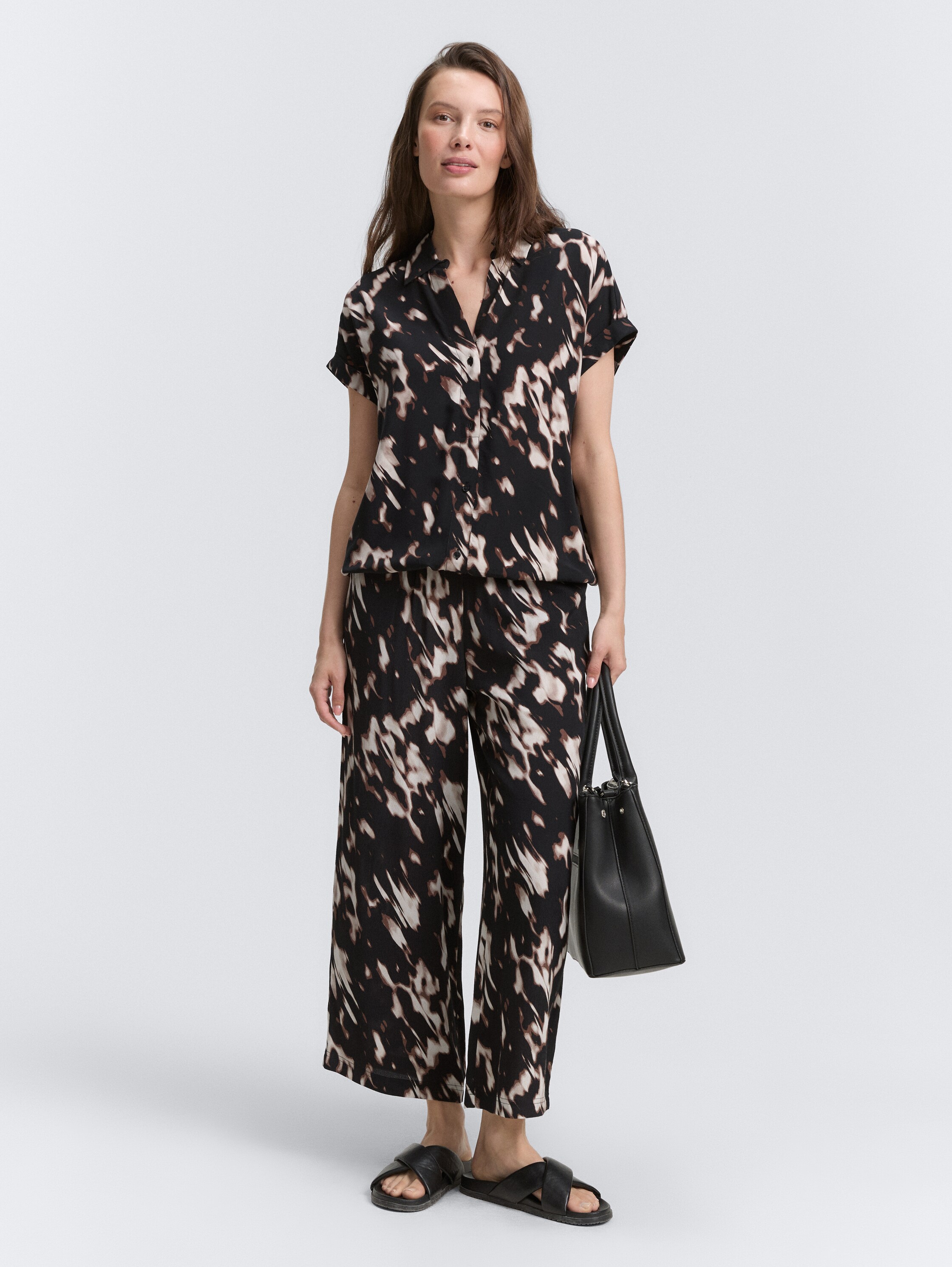 Bluse mit Muster - blurry_animal_design - 