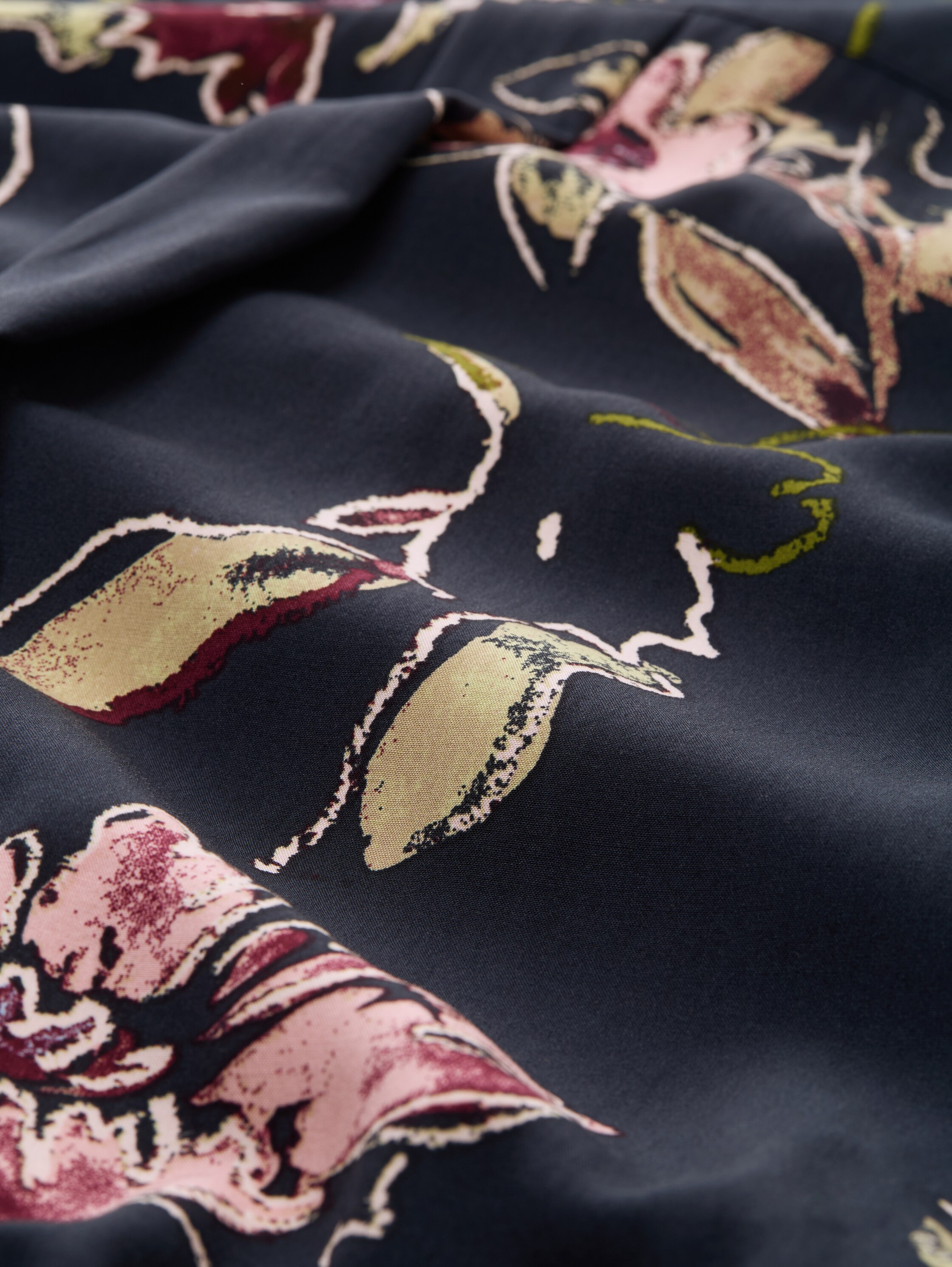 Bluse mit Muster - big_flower_design - 