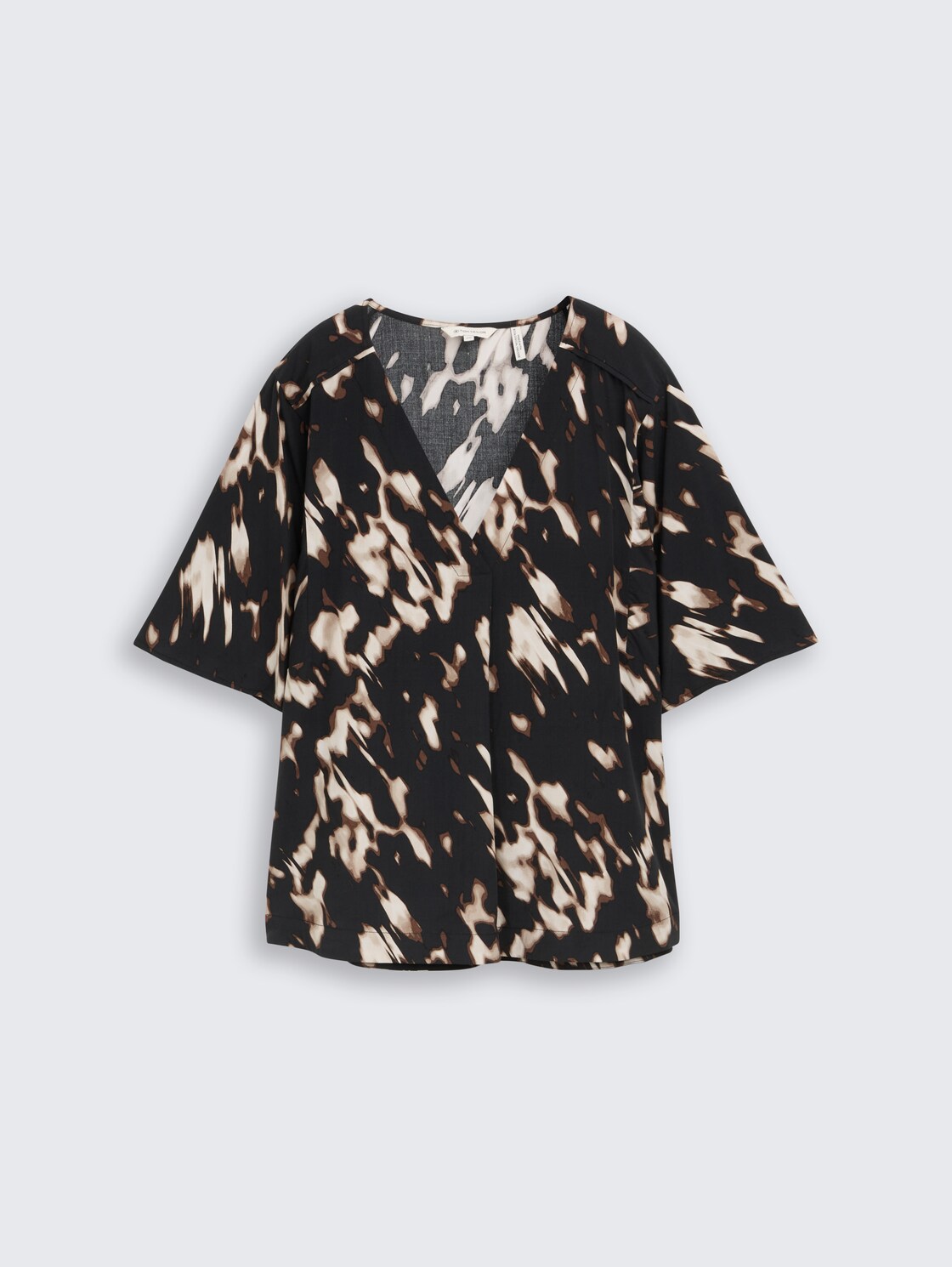 Bluse mit Muster - blurry animal design - Vorder-Produkt-Ansicht