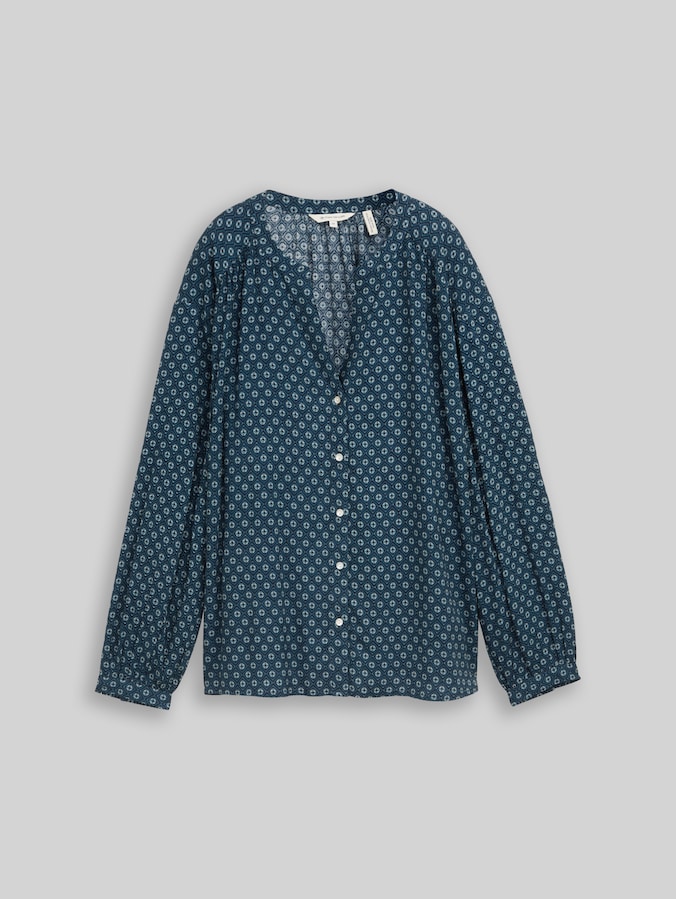 Blouse loose fit avec motif par Women, teal geometric minimal design