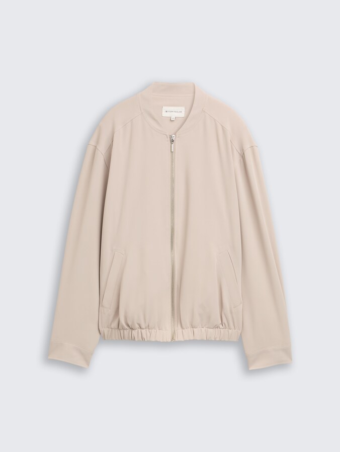 Loose Fit Blouson Jacke von Women, soft taupe grey