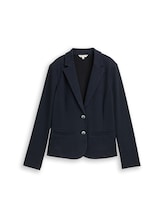 Geselecteerd, Regular fit jacquard blazer door Tom Tailor, blauw