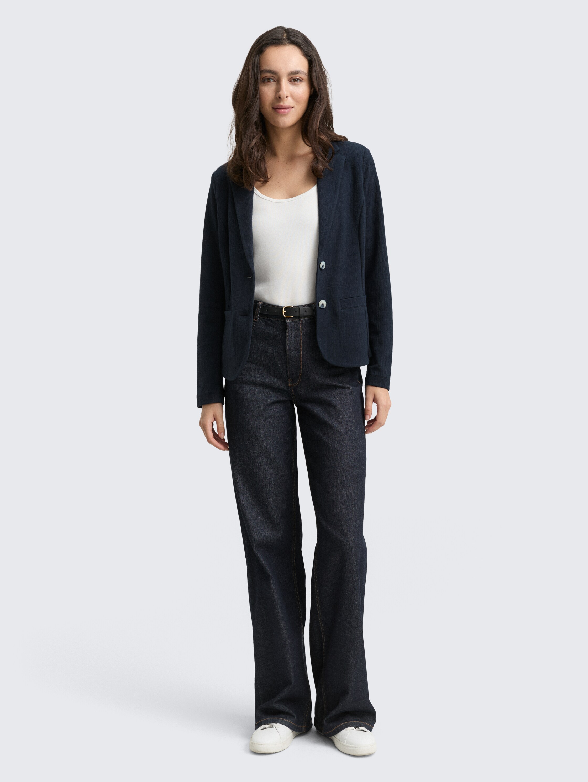 Regular Fit Jacquard Blazer - lunar_eclipse - 