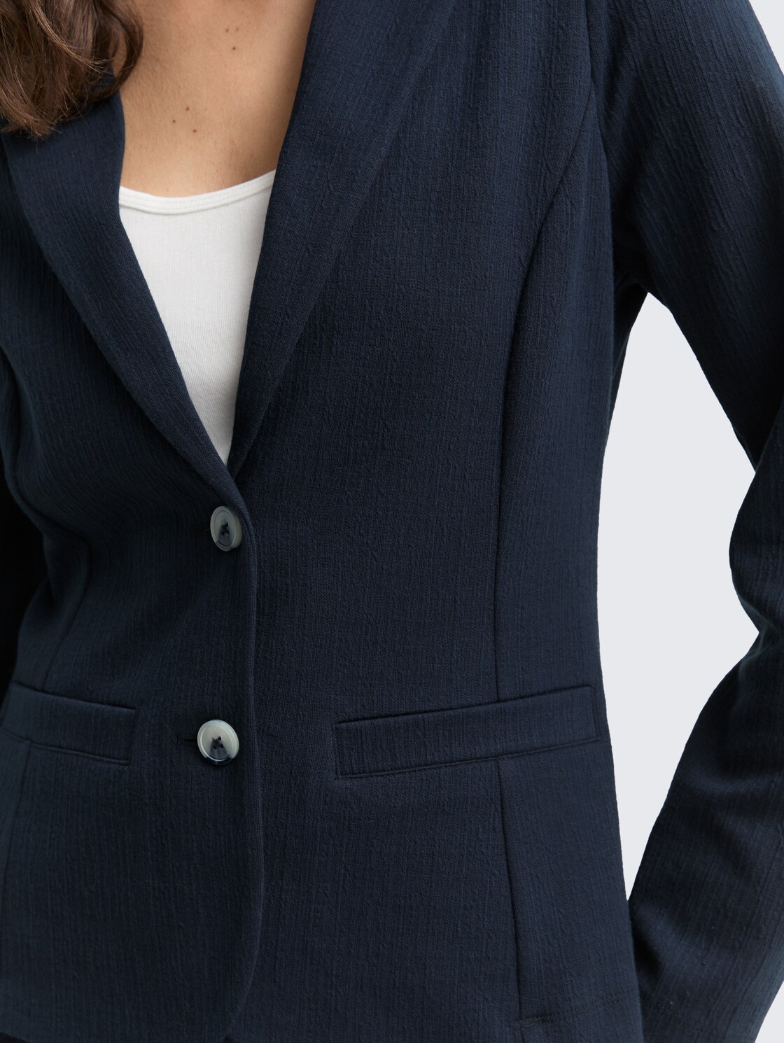 Regular Fit Jacquard Blazer - Lunar Eclipse