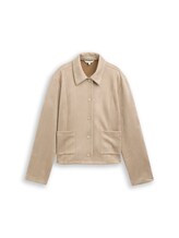 Selected, Regular fit jacket in suede look by Tom Tailor, grey