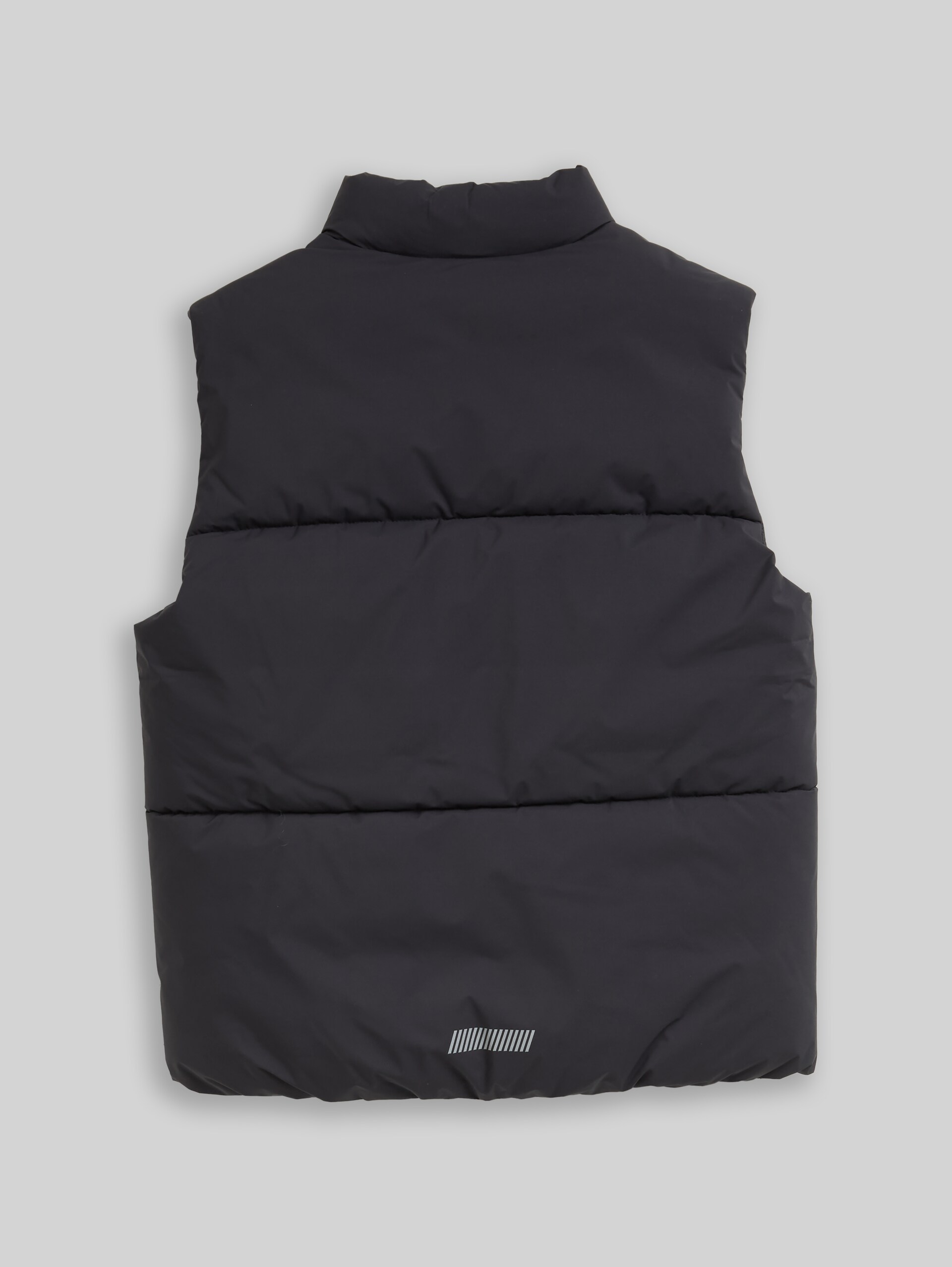 Puffer-Weste mit Stehkragen - coal grey