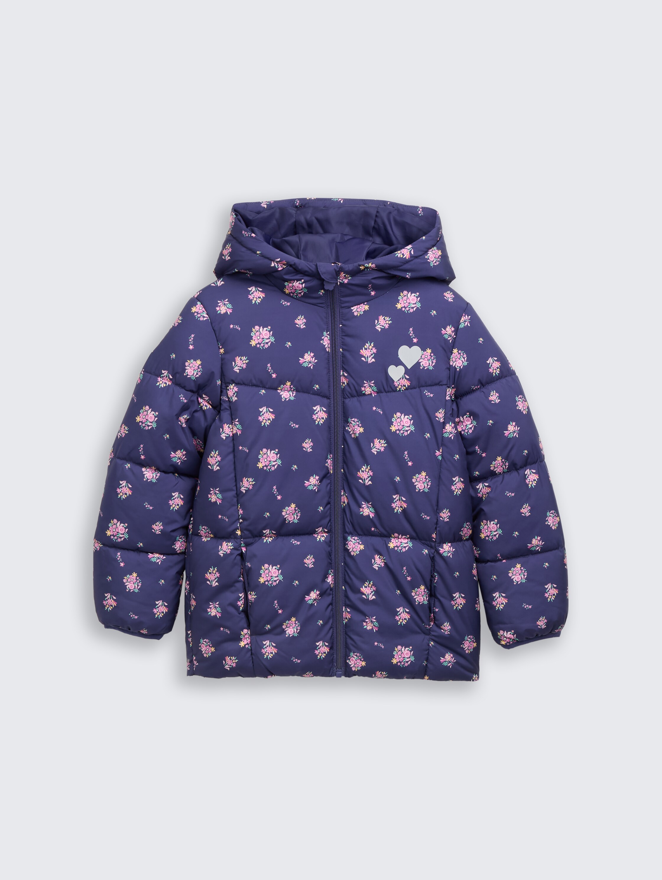 Puffer-Jacke mit Allover-Print - dark_blue_multi_color_flower - 
